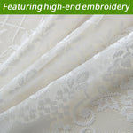HASTHIP Dust Cover for Air Conditioner 1-1.5p Split with Floral Lace and Ventilation Design | Hand Washable Reusable Polyester