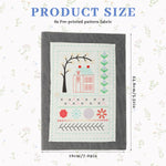 HASTHIP Embroidery Stitch Fabric Book for Learning with Visual Samples | DIY Guide for All Skill Levels
