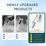 HASTHIP® Kitchen Faucet Extender with Filter, 360° Swivel Faucet Attachment, Universal Tap Water Filter, Clear Filtration Core Design, Splash-Proof Faucet Aerator for Kitchen, Bathroom