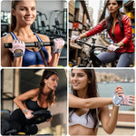 HASTHIP® Women Workout Gloves Women CrossFit Gloves Gym Gloves with Anti Slip Silione Pad Palm Design