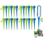 HASTHIP® Plastic 24 Pcs Drip Irrigation Kit For Home Garden, Self-Watering Spikes For Plants, Automatic Plant Water Dropper