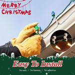 HASTHIP Plastic Light Clips for Christmas and Party Decor with Tight Grip | 100 Pcs PP Hooks