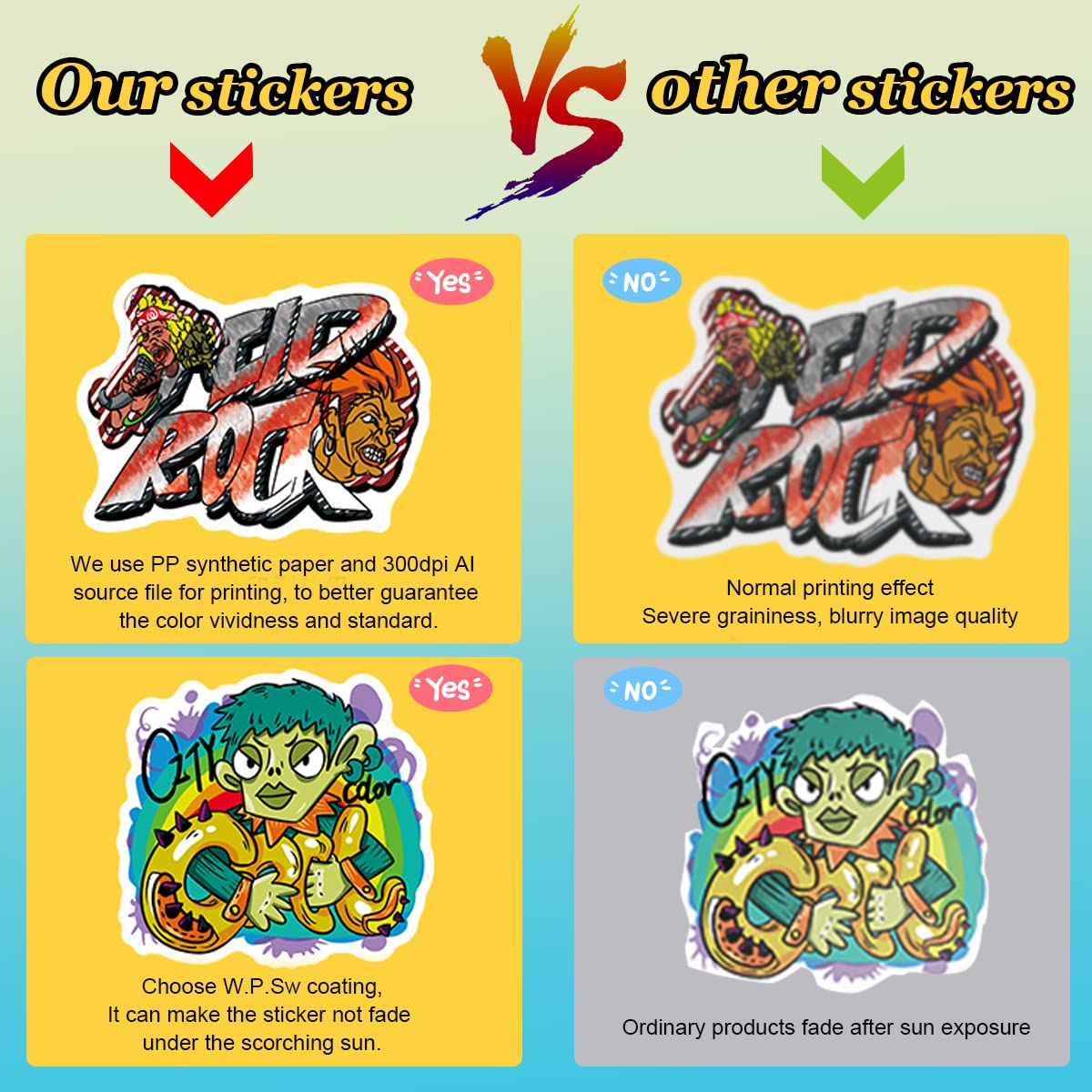 HASTHIP Laptop Stickers for Scrapbook and Journal with 50 Waterproof PVC Sheets | Reusable Adhesive Decor