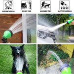 HASTHIP Garden Hose Pipe for Home and Car Washing with 7 Spray Modes and 3 8 Quick Connector | 50ft Expandable EVA Anti Kink Water Hose