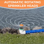 HASTHIP Garden Sprinkler Mist Spray Nozzles 10 Pcs for Drip Irrigation with 360° Rotating Heads