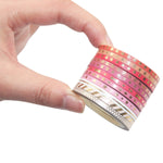 ELEPHANTBOAT® Washi Tape, Scrapbook Tape Craft Supplies 3mm Wide for DIY, Decorative Craft, Gift Wrapping, Scrapbooking 24rolls (3mm*5M)