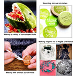 HASTHIP DIY Leather Crafting Tools Set for Leather and Clay Crafting with 26 Pcs Stainless Steel Tools and Tool Bag