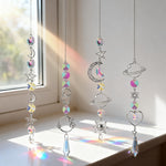 HASTHIP Crystal Sun Catcher for Window and Home Decor with Reflective Colorful Ornaments | Pack of 1