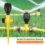 Outdoor Sprinkler for Garden Watering - 360° Rotation Auto Irrigation System Sprinkler - Water Sprinkler for Garden - Multifunction-Adjustable Garden Sprinkler/Garden Sprayer for Lawns/Yard