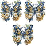 HASTHIP 5D Diamond Painting Kit for Home Decor with Tools 12x12 in Butterfly 3 pcs | DIY Art