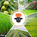 HASTHIP Garden Sprinkler Mist Spray Nozzles 10 Pcs for Drip Irrigation with 360° Rotating Heads