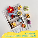 HASTHIP Cartoon Fridge Magnets for Kitchen Decoration with Strong Hold 10 Pack Resin Set