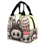 HASTHIP Insulated Lunch Bag for School and Office with Leak Proof Zipper and 23x13x20 cm Storage | Cartoon Design for Kids and Adults