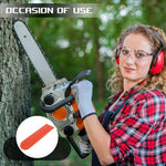 HASTHIP Chainsaw Bar Protector Cover for 12 in Chainsaw featuring Anti Slip Grip | Universal Fit Sheath for Safe Blade Storage