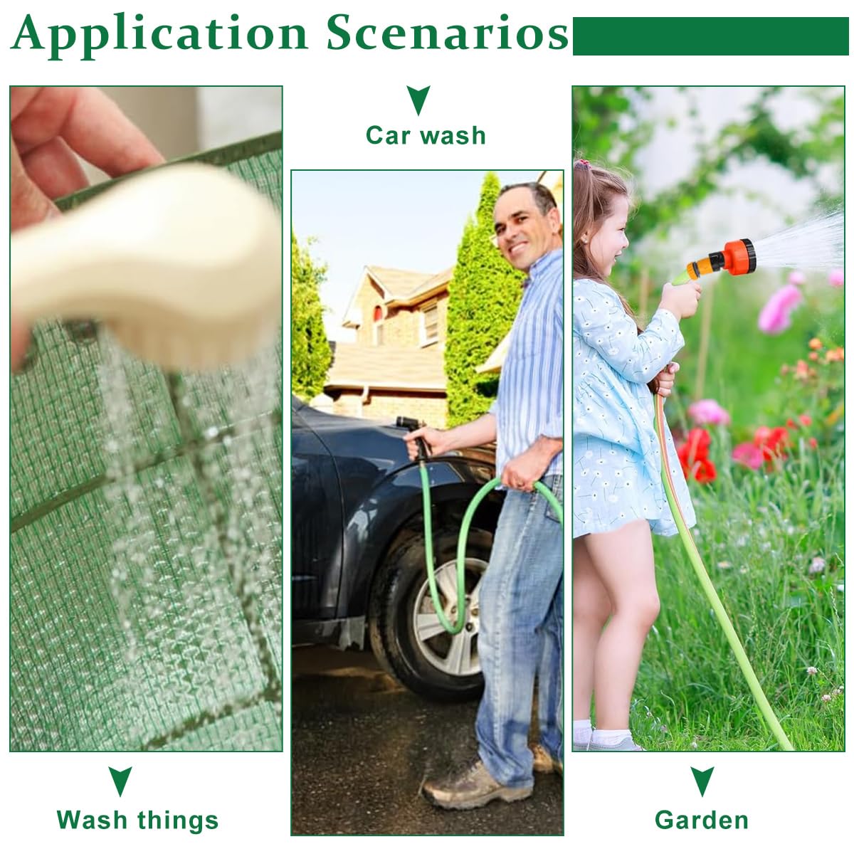 HASTHIP Water Sprayer Head Replacement for Irrigation with 2000 Mesh Screen | Quick 1/4 inch Connection