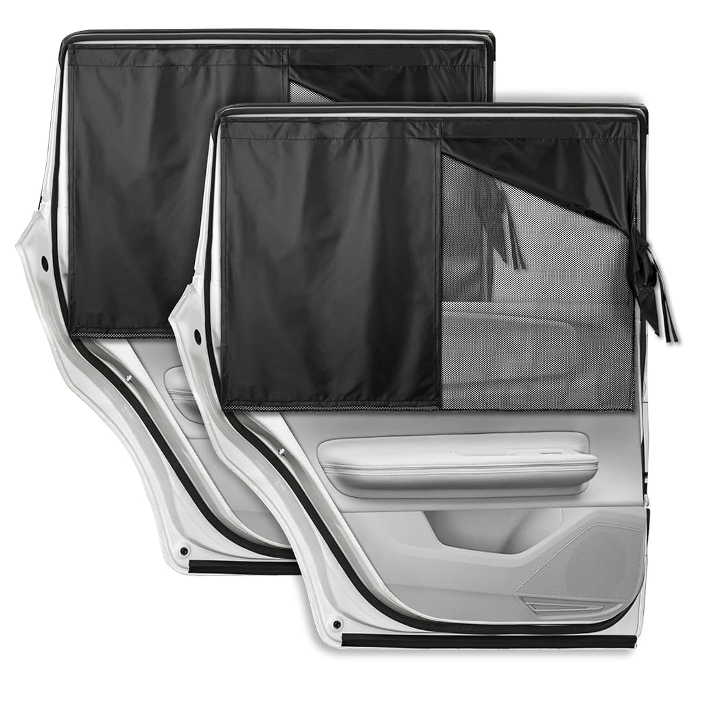 HASTHIP® Car Window Shades, Car Curtains for Back Windows, A