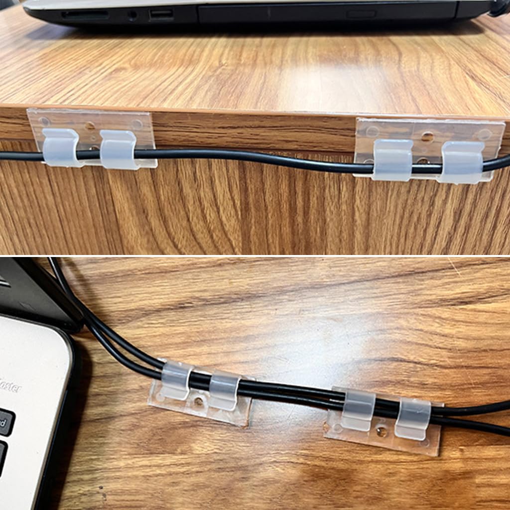 25pcs Cable Organizer Wall Wire Holder Self Adhesive Cable