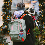 HASTHIP Christmas Diamond Painting Keychain for Bags and Keys featuring 5 Snowman Pendants | Festive Gift Idea