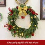 HASTHIP Christmas Garlands for Indoor Decorations featuring 70 in Norfolk Pine Greenery | Real Touch PVC with Hanging Loop