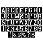 HASTHIP® 42pcs Letter Stencils