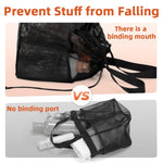 HASTHIP Mesh Shower Caddy for College Dorm and Gym Use with 8 Pockets Quick Dry Nylon | Hanging Toiletry Bag for Travel