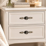 HASTHIP 2-Piece Carved Cabinet Pulls in Oil-Rubbed Bronze, Aluminum Alloy with Mounting Screws