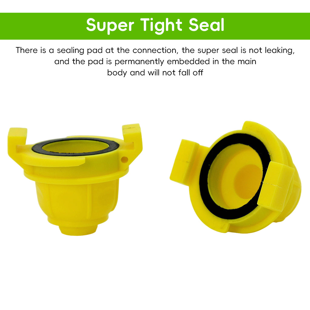 HASTHIP® 1/2 inch Hose Connectors Garden Hose Pipe Connectors Water Pipe Connectors Leaking Proof Hose Connectors, Pack of 2
