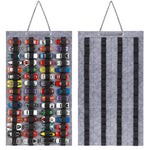 HASTHIP Hanging Felt Display Case for 60 Diecast Cars with 60 Pockets and Foldable Design