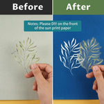 HASTHIP 16 Pieces Cyanotype Paper Kit with A4, A5 and A6 Sun-Print Sheets for DIY Projects