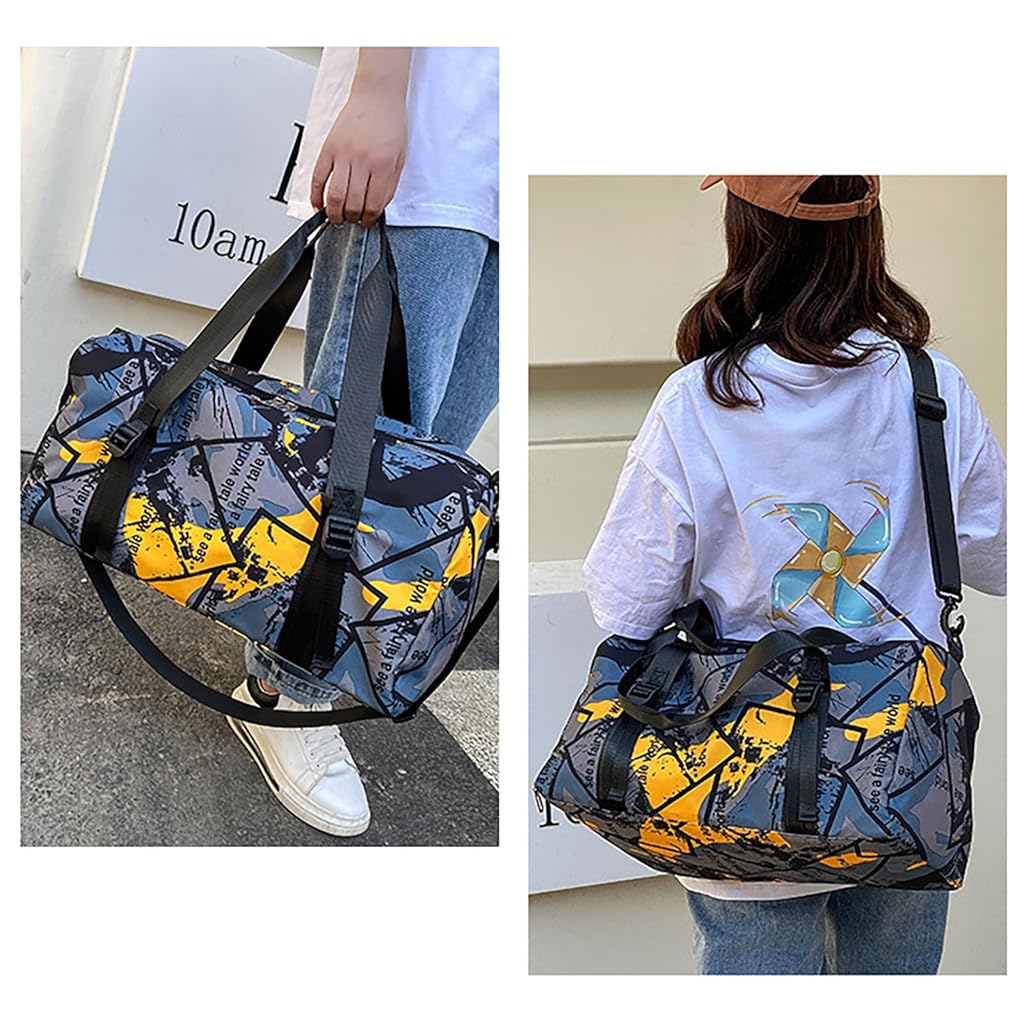 HASTHIP® Bolsa de gimnasio con separación de ropa seca y húmeda