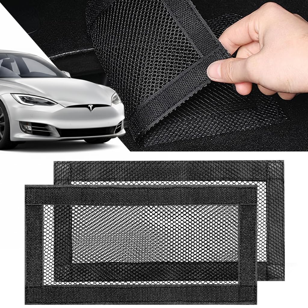 HASTHIP® STHIRA Cubierta De Ventilación Bajo-Asiento para Tesla Model 3 / Model Y 2019-2025, Malla Protectora Ajuste Personalizado para Evitar Bloqueos De Polvo Y Residuos, Pack De 2