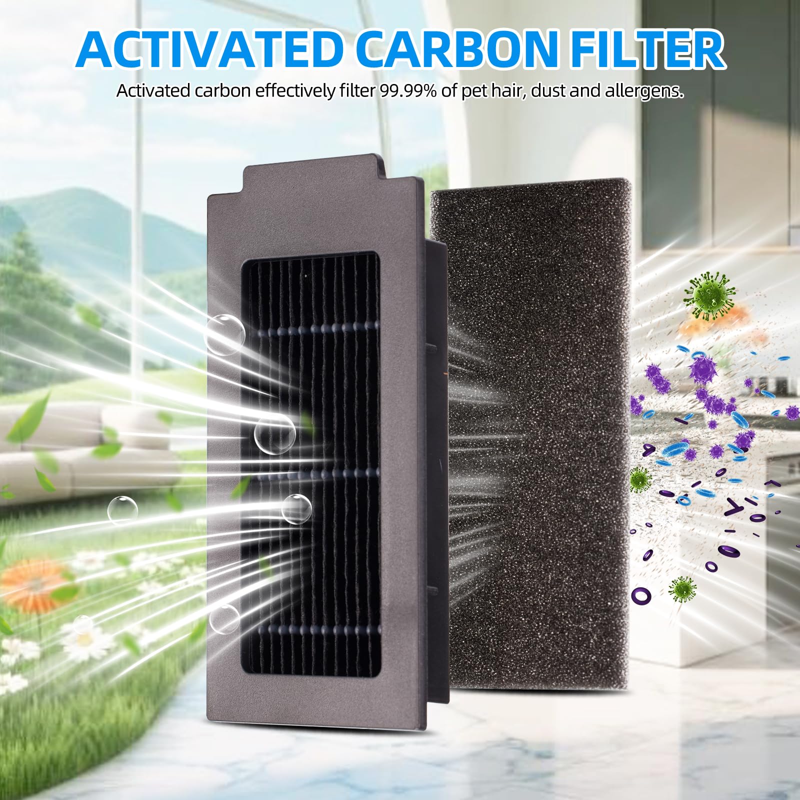 Roboparts Zubehör-Set für Ecovacs Deebot T50 Omni