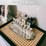 HASTHIP Stainless Steel Bathroom Tray for Appetizers and Desserts with Mirror Finish 30x12cm