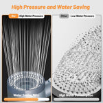 HASTHIP Handheld Shower Head with 5 Spray Modes and One Touch Stop | Built In Cotton Filter