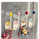 HASTHIP Wall Hooks for Hair Accessories with Strong Self Adhesive | 4PCS L Shaped Set