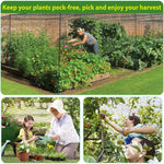 HASTHIP Fruit Tree Netting for Garden Protection 100x120cm with Zipper and Drawstring Closure