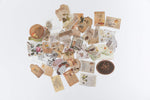 HASTHIP Stickers for Journal and Scrapbook with 55 Pcs Self Adhesive Metal Mucha Girls Designs