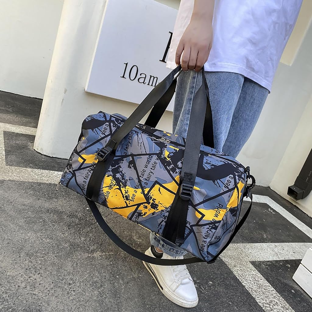 HASTHIP® Bolsa de gimnasio con separación de ropa seca y húmeda