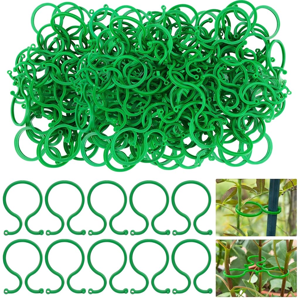 HASTHIP® 100 Pcs Plant Clips for Climbing Plants Garden Clips