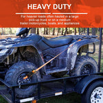 HASTHIP Ratchet Straps for Secure Cargo Transport featuring Double S Hooks and 1600lb Strength