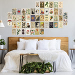 HASTHIP Wall Posters for Room Decor with 50PCS Retro Elements | 4x6in 300gsm Cardboard