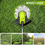 HASTHIP Metal Lawn Mower Saw Blades 6 inch Pack of 5 with Straight Edge Steel Design for Efficient Trimming