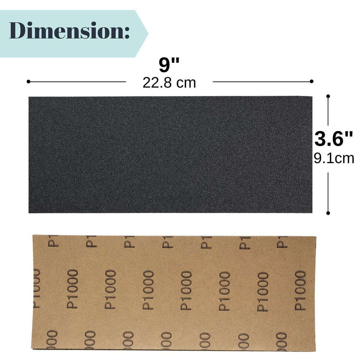 18Pcs Sanding Paper, Sanding Paper Set, Sand Papaer, Upgraded Dry Wet Waterproof Sandpaper For Surface Sanding Of Wood And Furniture Automotive Polishing (9×3.6inch)