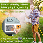 HASTHIP® Drip Irrigation Timer for Garden Farm, Programmable Automatic Watering System, Waterproof Digital Timer for Lawns Yellow 2PCS