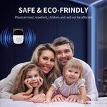 HASTHIP Ultrasonic Pest Repeller for Indoor Use with Dual Mode and 800–1200 sq Coverage | Smart Ai Silent Operation