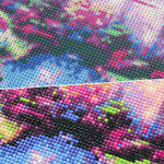 HASTHIP DIY 5D Full Drill Diamond Painting, Rhinestone Pasted Cross Stitch Blue Owl Pattern for Home Wall Decoration (Colorful Tree)