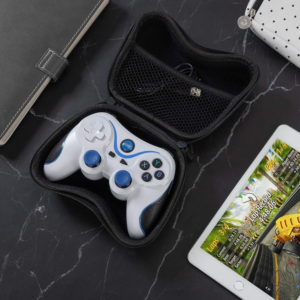 HASTHIP® Carry Case for Game Controller, Universal Travel EVA Game Controller Carrying Case Gaming Accessory Box with Internal Pocketfor Xbox One, Xbox, Xbox 360, PS3, PS4, PS5 PS2