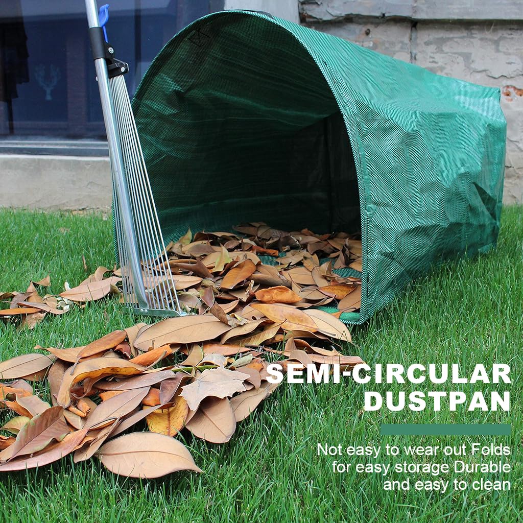 HASTHIP Garden Waste Bag for Leaf Collecting featuring 200L Capacity and Dustpan Shape | Reusable PP