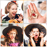 HASTHIP DIY Festival Jewelry Accessories for Thanksgiving and Halloween | 24pcs Enamel Zinc Alloy Maple Leaf and Pumpkin Charms