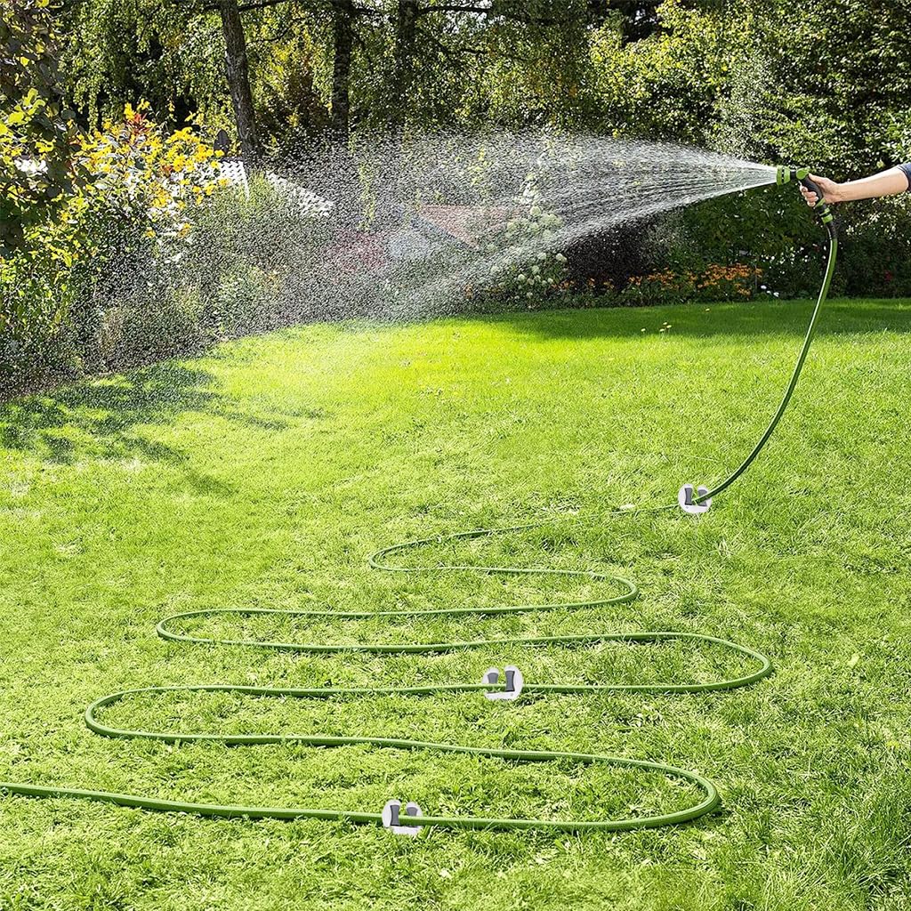 HASTHIP Garden Hose Guide Stake for Lawn and Plant Watering with 27 cm Top Roller | Outdoor Hose Support Holder